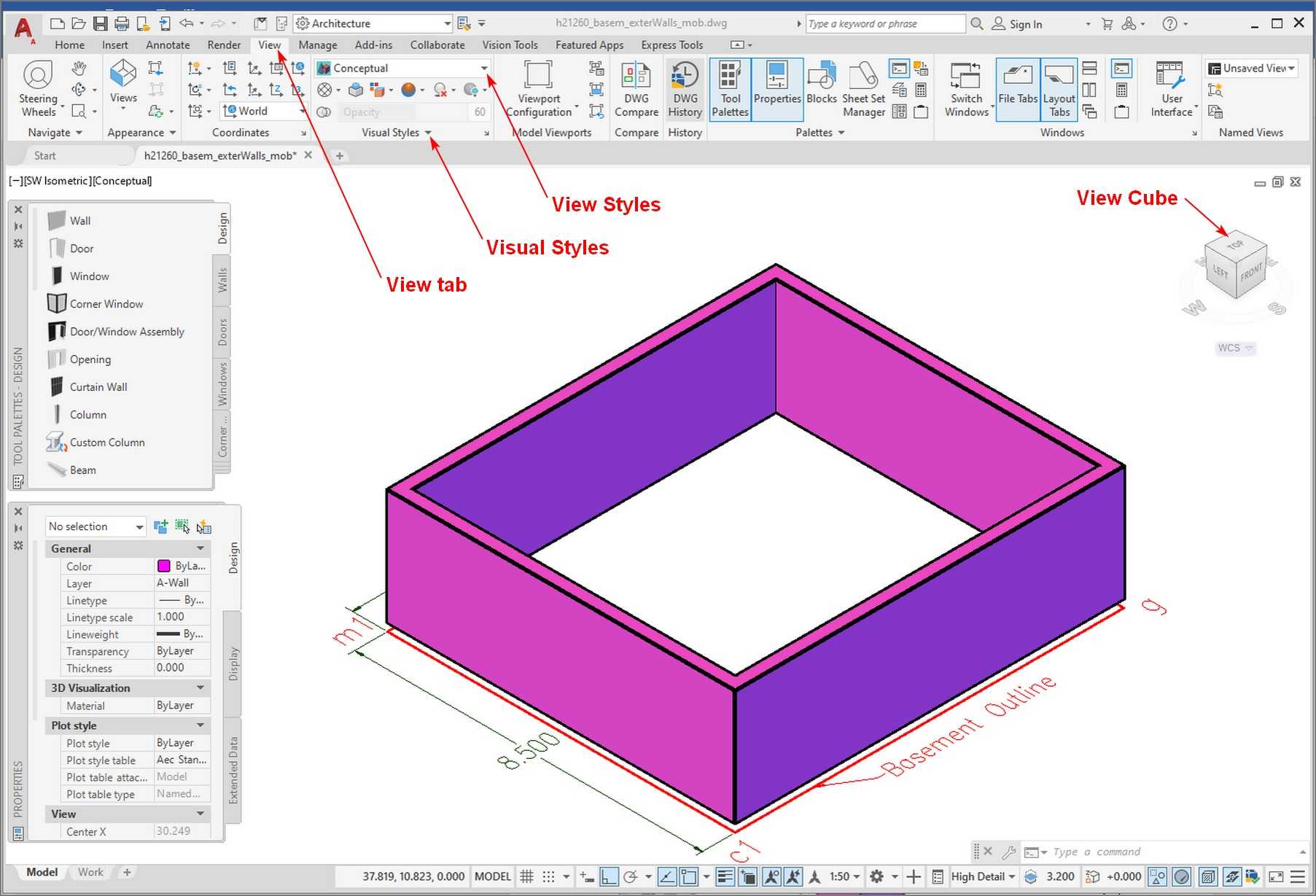 h21260 basem 3dWalls t800527