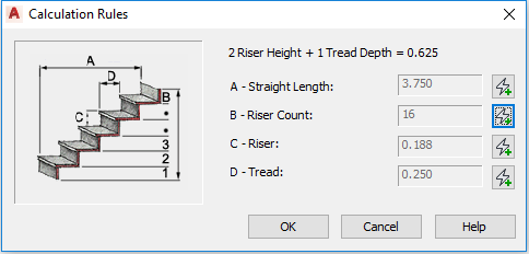 aca18 stairCalc automatic 484232